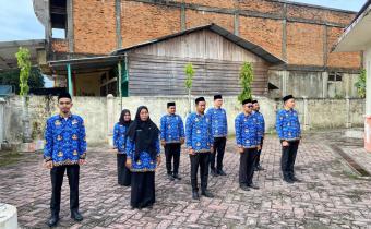 Panwaslih Nagan Raya menggelar upacara peringatan hari lahir Pancasila di halaman Sekretariat Panwaslih Nagan Raya, 01 Juni 2026.